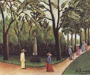 Henri Rousseau View of the Luxembourg,Chopin Monument oil painting reproduction